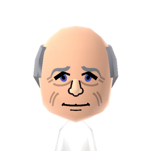 Woodhouse Mii character: Richard "Dicky" Woodhouse from the animated TV series "Archer".