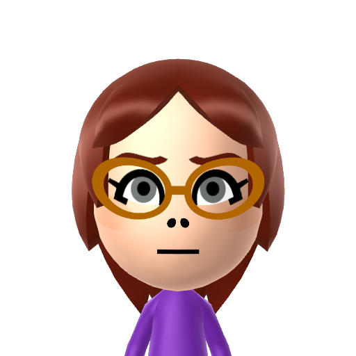 Natalie Mii character: from Switch CPU Mii QR Codes! [@MythicalWolfYT]