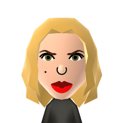 Scarlett Mii character: Sultry American actress.