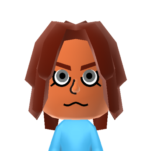 ダン Mii character: A random Mii I made for testing