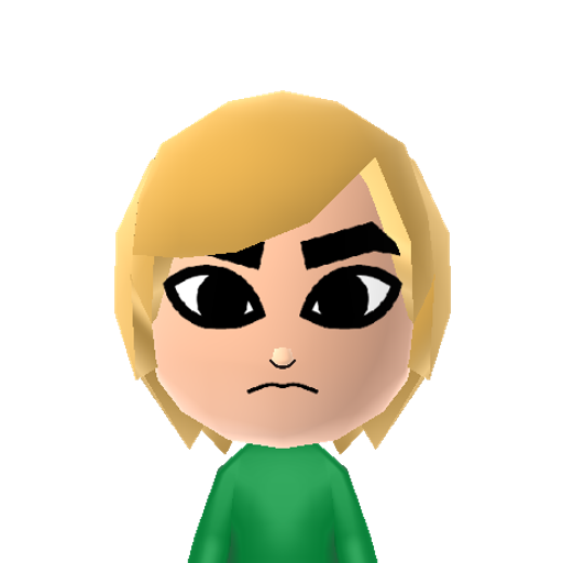 Toon Link Mii character preview