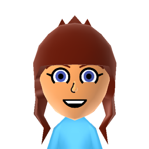 Skyla Mii character: The flying-type gym leader of Mistralton City in Generation 5 of Pokemon.