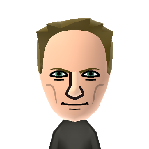 Tony Hawk Mii character: The most iconic professional skateboarder.