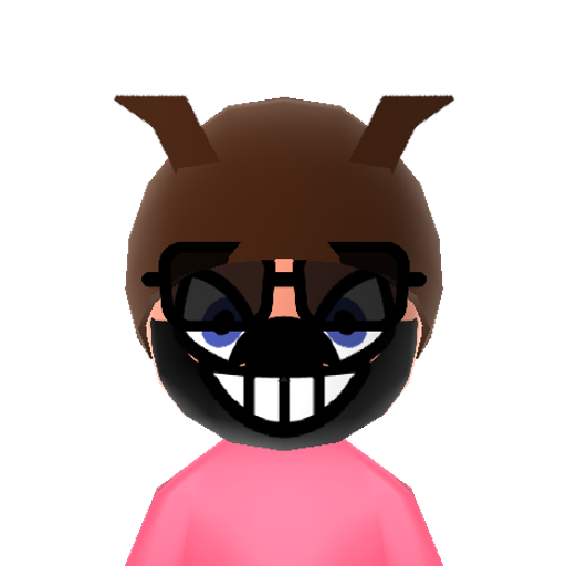 UltChimera Mii character: This is a Mii uploaded for the 3DS version and distributed by Mii Central for both the 3DS and Switch versions of Miitopia.