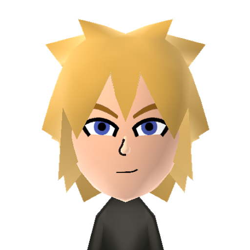 Roxas Mii character preview