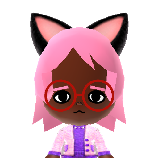 Bubble Tea Mii character: This Mii is a resident on OhhMyKawaii's island