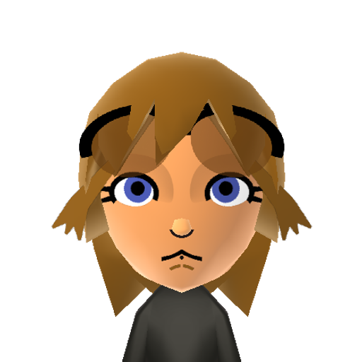 Roxas Mii character preview