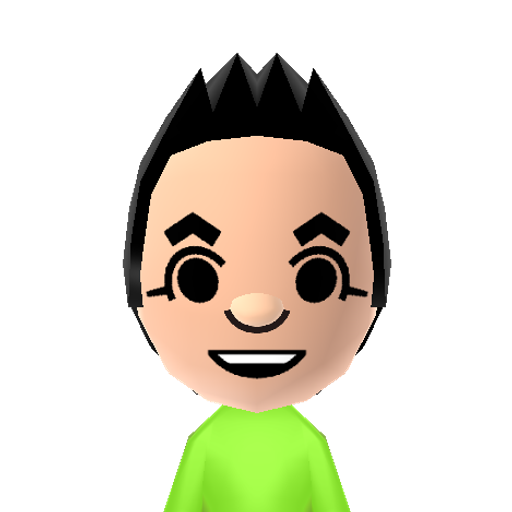 no name Mii character: A Mii from Dillon's Dead-Heat Breakers
