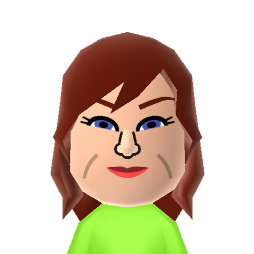 Roxie Mii character: From the Facebook hidden object game "Criminal Case". Chief Medical Examiner (Coroner) of the Pacific Bay Police Department