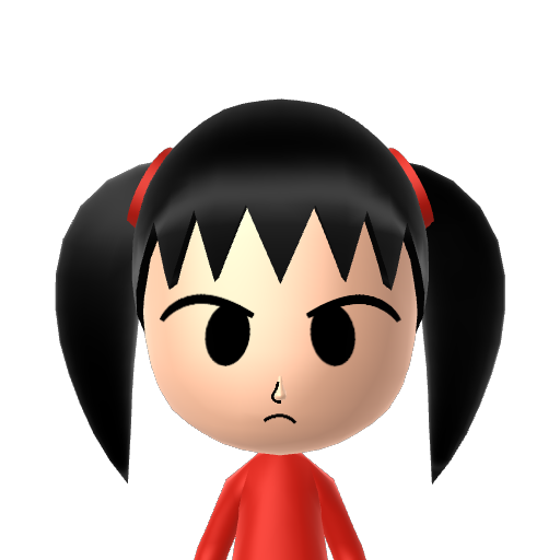Sample 17 Mii character: A Mii used for promoting Mii Fighter Costumes