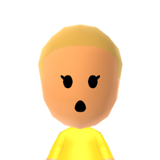 Starlow Mii character: A Star Sprite that first appeared in "Mario & Luigi: Bowser's Inside Story" that keeps your items.