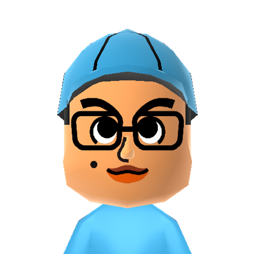 マコエス Mii character: Japanese mii