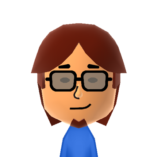 Harold Mii character: A Mii from Wii Sports Resort: Meme Squad, a mod for Wii Sports Resort