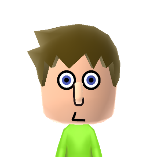 Ferb Mii character preview