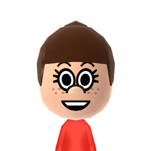 Lynn Mii character: The young and sporty sister from Nickelodeon's "The Loud House".