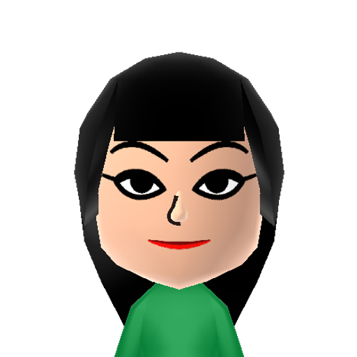 Kaylee Mii character: A Mii from Wii Sports Resort: Meme Squad, a mod for Wii Sports Resort
