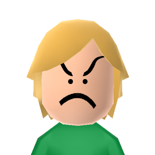 Lunk Mii character: A character based off Link from The Legend of Zelda that appeared in a "Cyanide & Happiness Show" video.
