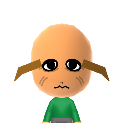 Yoda Mii character preview