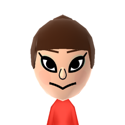 069 Mii character: A Mii from the Tomodachi Collection is interesting! MII Tsukuru Book