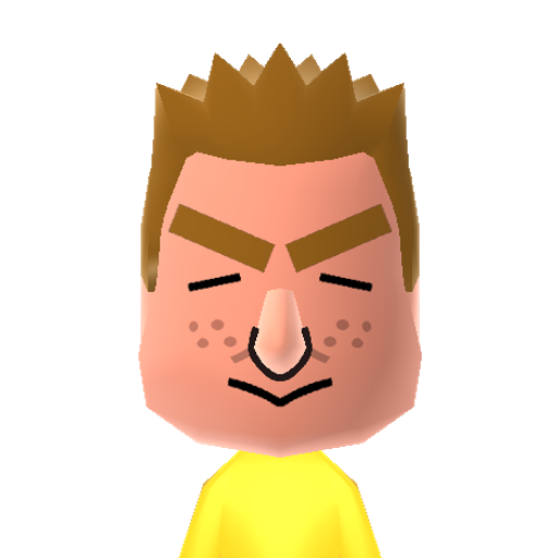 ボギュウズ Mii character: A Mii from Dillon's Dead-Heat Breakers