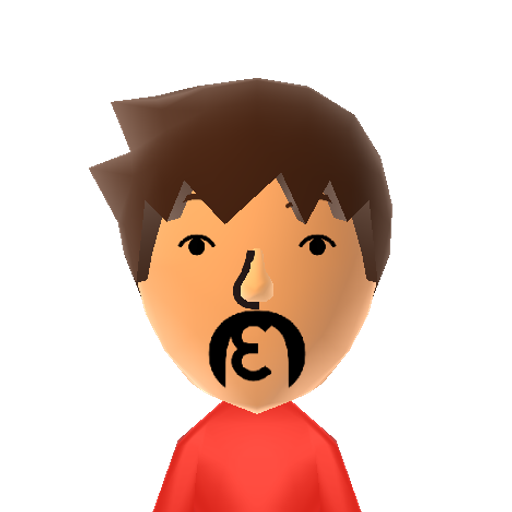 Hobo Mii character preview