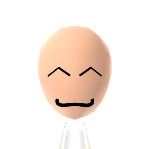 Cat face Mii character: This is the texting "cat face" :3 :3
