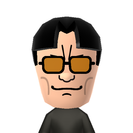 NME_SM Mii character: From "Kirby". Spokesperson and salesman of Nightmare Enterprises, often referred to as Customer Service. He sells monsters to King Dedede, and makes the company a tidy sum in the process. In rare cases, he helps Dedede plot to defeat Kirby.
