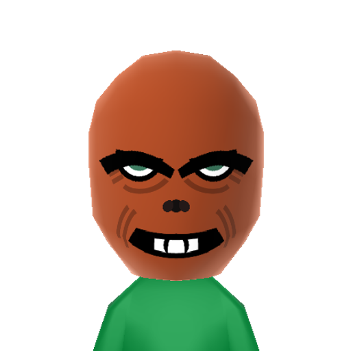 red skull Mii character: Villain from Captain America comics.