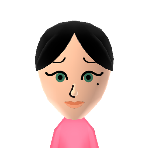 Mary O. Mii character: that one girl from mario maker