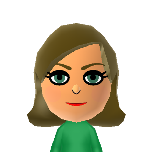 Disgust Mii character: One of Riley's emotions from Disney's "Inside Out". Voiced by Mindy Kaling.