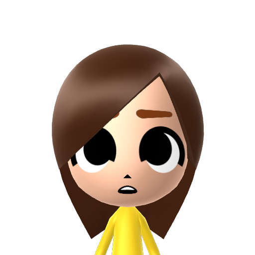 Fluttershy Mii character: These are extracted and derived from the Mii Central Miis from the 3DS Miitopia.
