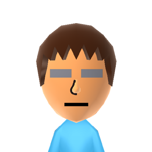Herobrine Mii character preview