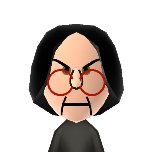 Saw Mii character: The character Billy from the horror movie "Saw".