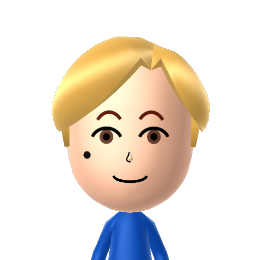 ? Mii character: A Mii uploaded to Check Mii Out Channel (WiiLInk)