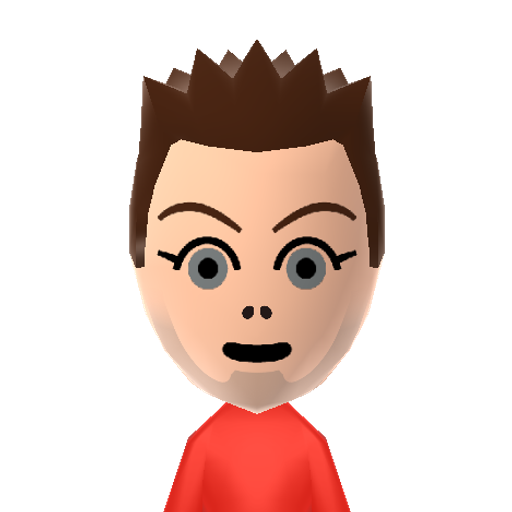 YUGOSLAV Mii character: mii that randomly popped into my head