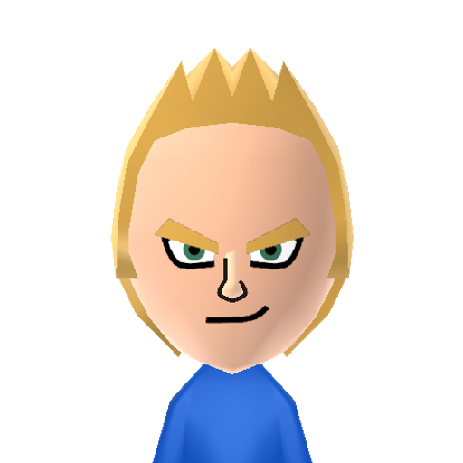 ssj vegeta Mii character: The prince of the saiyans as a Super Saiyan, from "Dragon Ball Z"