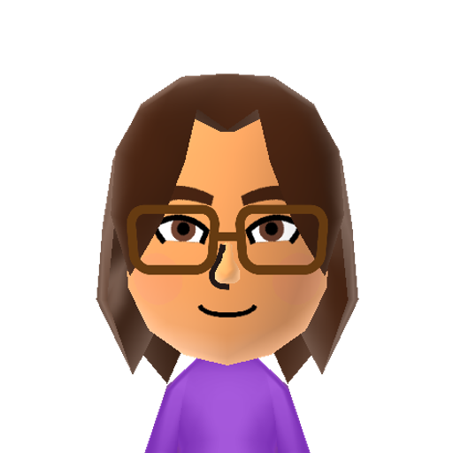 Miisuu1 Mii character: A Mii from Jackson's WSR Mod, a mod for Wii Sports Resort.