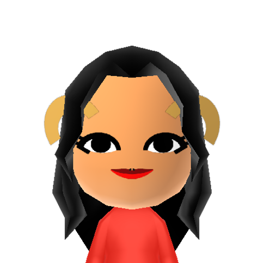 Aradia Mii character: An apocalyptic troll from the webcomic "Homestuck".