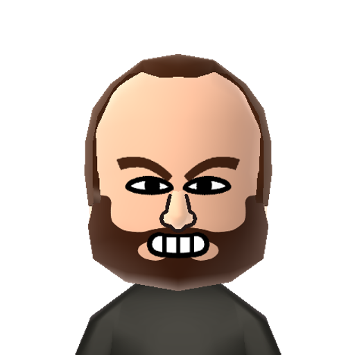 Mountain Mii character: AKA "The Mountain", from "Game of Thrones".