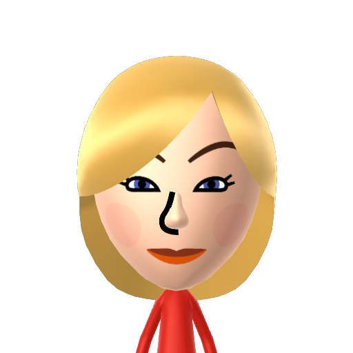 Anne Mii character: A Mii from Hasbro Family Game Night 3