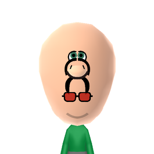 YOSHI Mii character preview