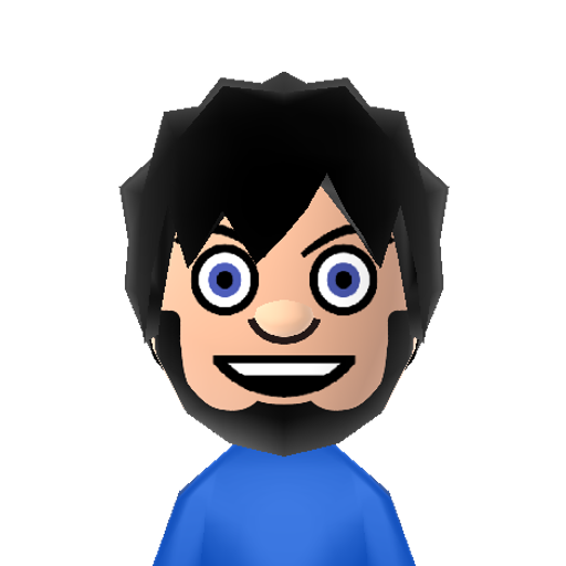 DJH3Max Mii character: From the youtube channel "Hat Films" in his minecraft skin.