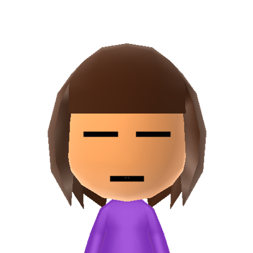 Frisk Mii character preview