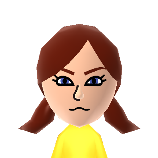 Karane Mii character: From The Legend of Zelda: Skyward Sword. One of the students at the knight academy, she is intelligent, but a bit shy.