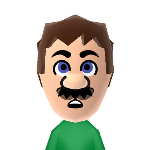 Luigi Mii character: A hat-less Luigi to match up with the unlockable Mii Plaza Luigi hat.
