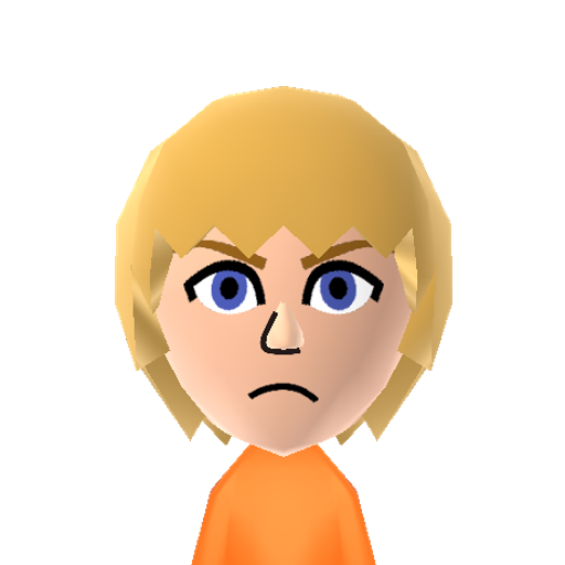 Armin Mii character preview