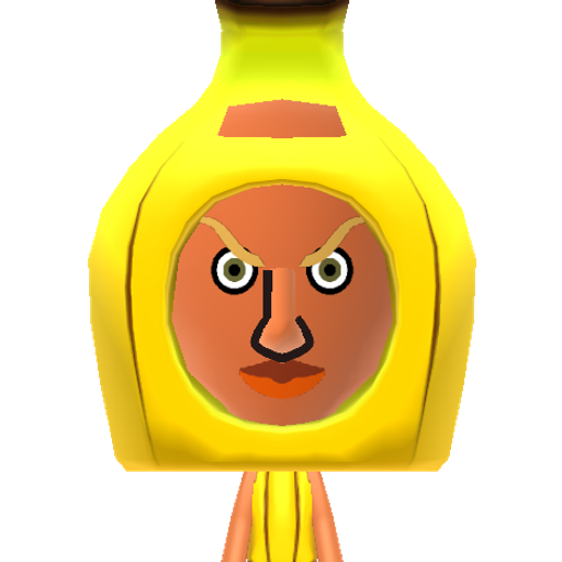 Trash Bebe Mii character: This Mii is a resident on OhhMyKawaii's island