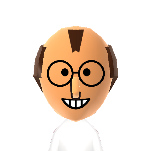 Arnie Pye Mii character: Character from "The Simpsons". He's the helicopter traffic reporter on Springfield' KBBL-TV (Channel 6) News and hates Kent Brockman.