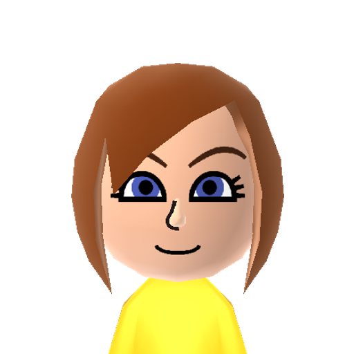 Athena Mii character: From the game Ace Attorney: Dual Destinies.
