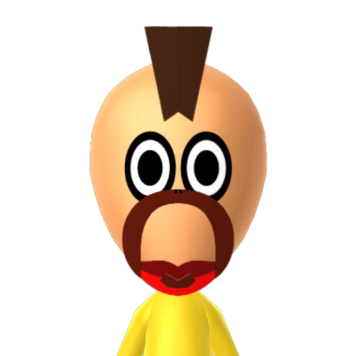 Chicken Mii character: These are extracted and derived from the Mii Central Miis from the 3DS Miitopia.